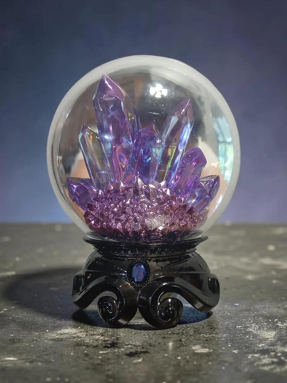 Purple Crystal Globe Wallflower